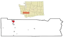 Location of Centralia, Washington