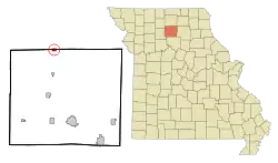 Location of Browning, Missouri