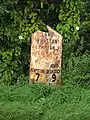 Long Whatton milepost