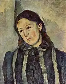 Portrait of Madame Cézanne with Loosened Hair, c.&nbsp;1883&nbsp;–&nbsp;1887, Philadelphia Museum of Art