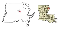 Location in Madison Parish, Louisiana.