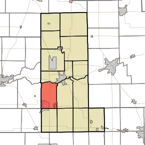 Location in Miami County