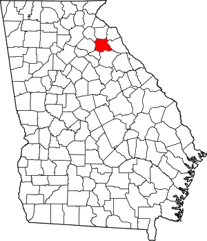 State map highlighting Madison County