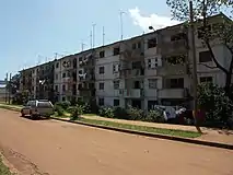 Apartment buildings in Las Coloradas quarter