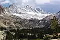 Mt. Thompson with an autumn dusting of snow.13,280+ ft "Ski Mountaineers Peak" (left) is the highpoint of Thompson Ridge