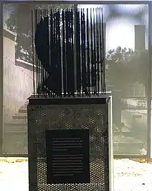 Replica of Nelson Mandela Artwork at Apartheid Museum by Marco Cianfanelli