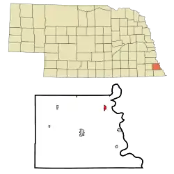 Location of Peru, Nebraska