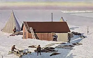 Framheim in January 1911 (by Andreas Bloch)