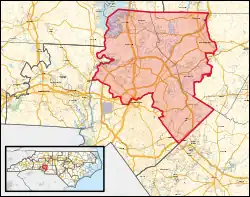 District boundaries from 2023 to 2025