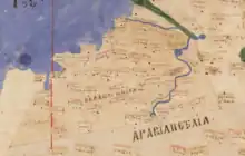 A detailed map of Palestine