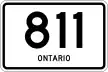 Highway 811 marker