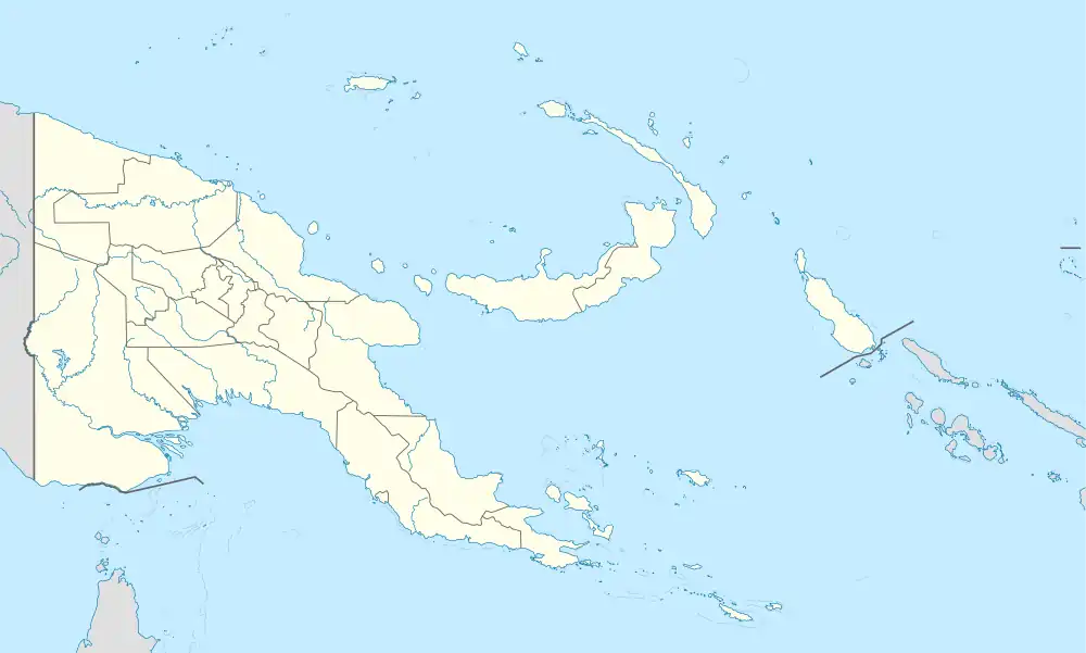 Bougainville is located in Papua New Guinea