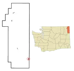 Location of Newport, Washington