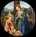 Madonna adoring the Child with the Infant Saint John the Baptist, circa 1485. Venice, Pinacoteca Querini Stampalia