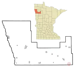Location of Lengby, Minnesota