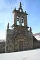 Doorway of the ancient Sanctuary of Virxe da Barca