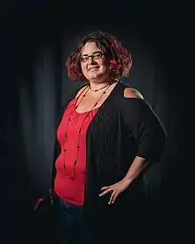 Kameron Hurley, at Worldcon in Helsinki in 2017.