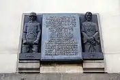 Memorial plaque to Czechoslovak paratroopers, Prague (1995)