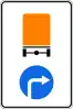 4.9.2 Direction of movement of vehicles with dangerous goods (proceed straight)