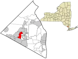 Location in Rockland County and the state of New York.