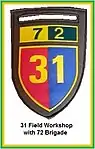 SADF 31 Field Workshop with 72 Brigade Unit Flash