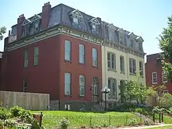 Townhouses in Benton Park
Benton Park. VM90-000211. Stereograph photograph by Boehl and Koenig, ca. 1875 . Missouri Historical Society Photographs and Prints Collections.