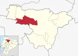 Los Bancos Canton in Pichincha Province