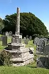 Cross in the churchyard of All Saints' Church