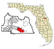 Location in Seminole County and the state of Florida