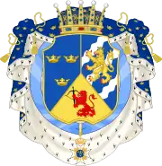 Coat of arms of Prince Carl Gustav, Duke of Småland