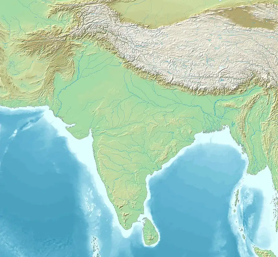 Pushyabhuti dynasty is located in South Asia