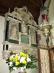 Playters monument at St Margaret's church, Sotterley