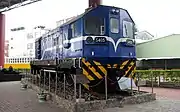 Taiwan Railway Administration S405 on display at Miaoli Railway Museum