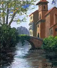 Bridge at Saint-Jean-Pied-de-Port, 1940