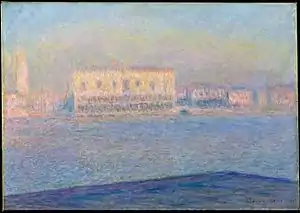 The Doge's Palace Seen from San Giorgio Maggiore (Claude Monet), Metropolitan Museum of Art, W1755