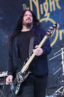 D'Angelo with The Night Flight Orchestra in 2017