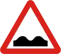 Uneven road