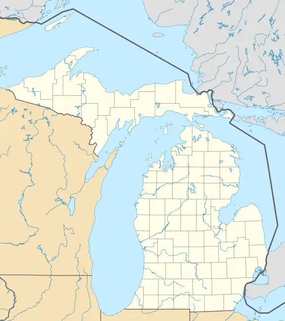 Copper mining in Michigan is located in Michigan