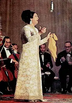Image 9Egyptian singer Umm Kulthum, one of the most iconic singers in African history (from Culture of Africa)