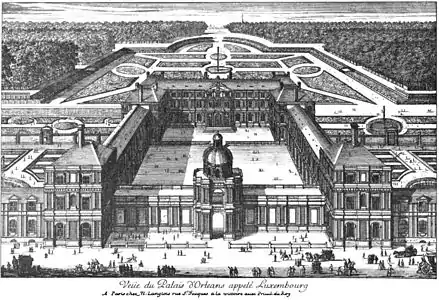 The Luxembourg Palace in 1643