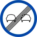 133: End of the overtaking prohibition