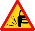 228c: Loose road surface