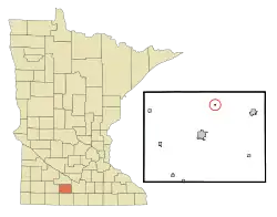 Location of La Salle, Minnesota