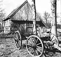 Barn with wagon