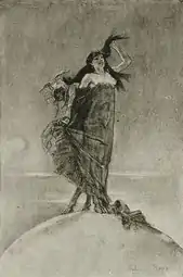 Woman & Madness Rule the World (ca. 1887–93) heliogravure (24.2 x 16.3 cm) Los Angeles County Museum of Art