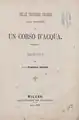 Delle traverse oblique alla direzione di un corso d'acqua, 1866